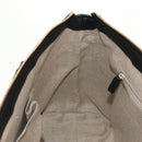 GUCCI Micro GG Canvas Tote Bag Outlet 2way Black Gold 449656 Auth 153748SAM-24