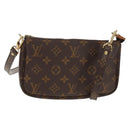 LOUIS VUITTON Monogram Pochette Accessoires Pouch M51980 LV Auth 153749V-1