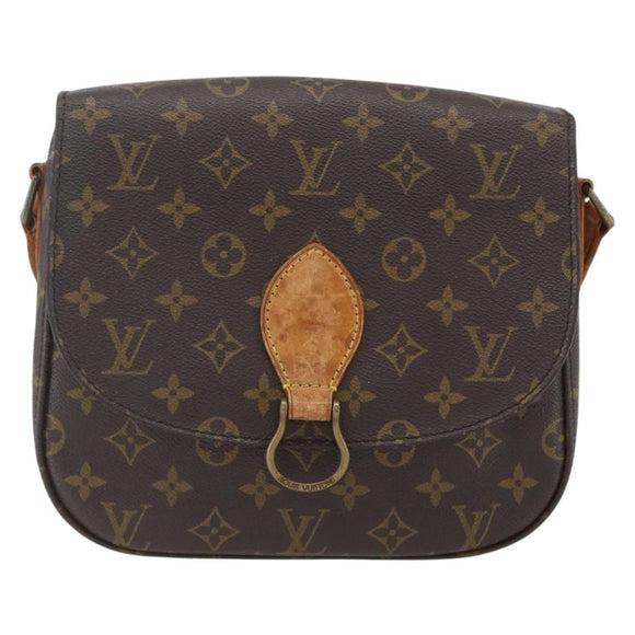 LOUIS VUITTON Monogram Saint Cloud GM Shoulder Bag M51242 LV Auth 153753