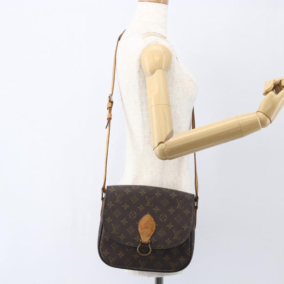 LOUIS VUITTON Monogram Saint Cloud GM Shoulder Bag M51242 LV Auth 153753