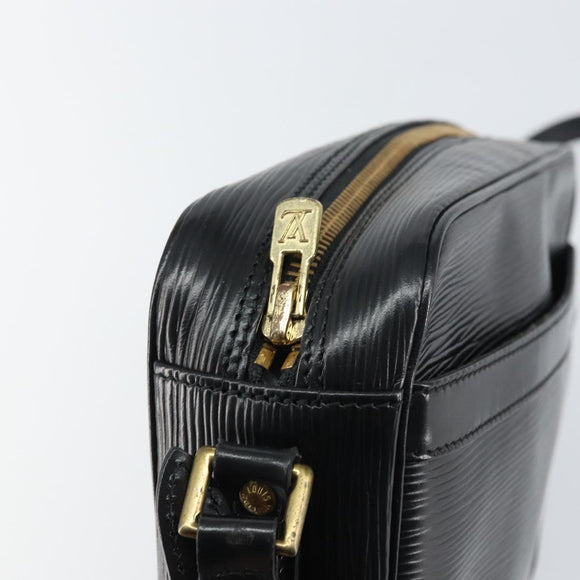 LOUIS VUITTON Epi Trocadero 23 Shoulder Bag Black M52302 LV Auth 153757