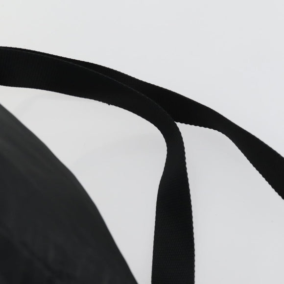 PRADA Backpack Nylon Black Silver Auth 153760