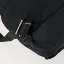 PRADA Backpack Nylon Black Silver Auth 153760-19