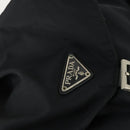 PRADA Backpack Nylon Black Silver Auth 153760-20