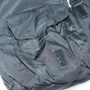 PRADA Backpack Nylon Black Silver Auth 153760-28