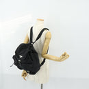 PRADA Backpack Nylon Black Silver Auth 153760-30