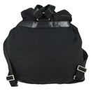 PRADA Backpack Nylon Black Silver Auth 153760-2