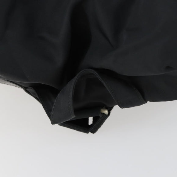 PRADA Backpack Nylon Black Silver Auth 153760