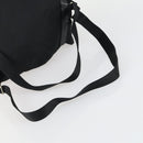PRADA Backpack Nylon Black Silver Auth 153760-8