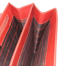 LOEWE Velazquez Hand Bag Leather 2way Red Gold Auth 153761V-23