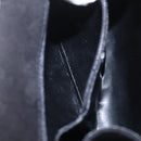 Salvatore Ferragamo Vala Hand Bag Suede 2way Black Gold Auth 153762V-19