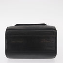 GIVENCHY Hand Bag Leather Black Gold Auth 153763-9