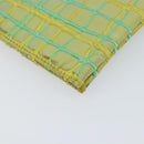 BOTTEGA VENETA Hand Bag Nylon Green Silver Auth 153765-17