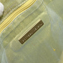 BOTTEGA VENETA Hand Bag Nylon Green Silver Auth 153765-18