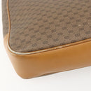 GUCCI Micro GG Supreme Tote Bag PVC Brown Gold 002 39 0149 Auth 153769-11