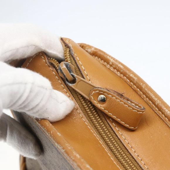 GUCCI Micro GG Supreme Tote Bag PVC Brown Gold 002 39 0149 Auth 153769