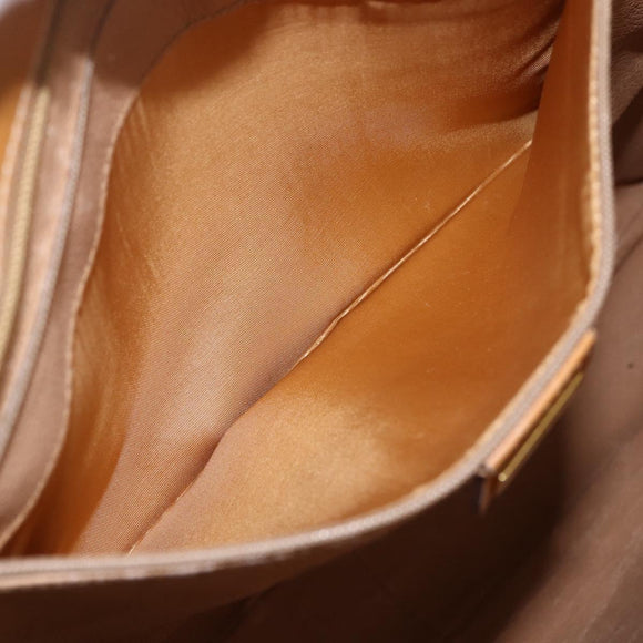 GUCCI Micro GG Supreme Tote Bag PVC Brown Gold 002 39 0149 Auth 153769