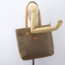 GUCCI Micro GG Supreme Tote Bag PVC Brown Gold 002 39 0149 Auth 153769-23