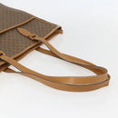 GUCCI Micro GG Supreme Tote Bag PVC Brown Gold 002 39 0149 Auth 153769-7