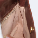 GUCCI Web Sherry Line Umhängetasche Leder Old GUCCI Gold Braun Auth 153770-20