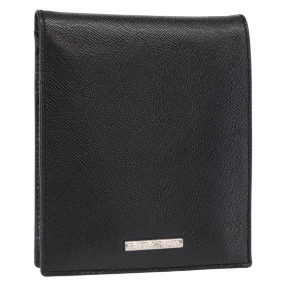 GIVENCHY Wallet Leather Black Auth 153773V