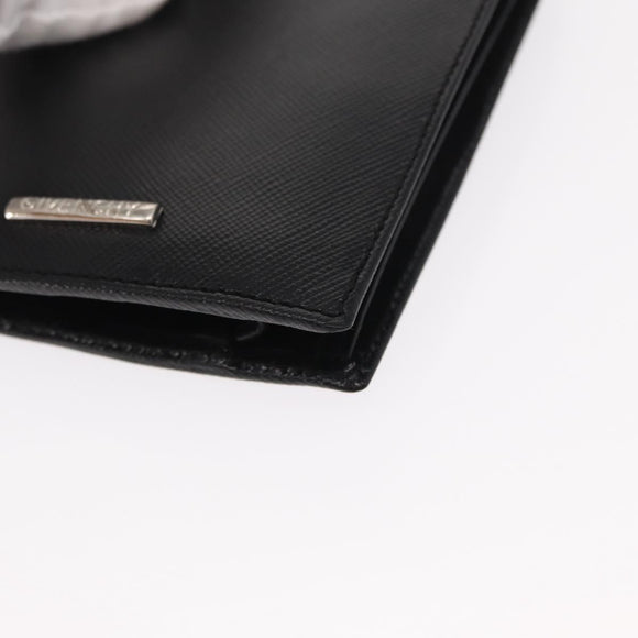 GIVENCHY Wallet Leather Black Auth 153773V