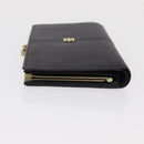 GIVENCHY Long Wallet Leather Black Auth 153774V-5