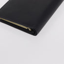 GIVENCHY Long Wallet Leather Black Auth 153774V-8
