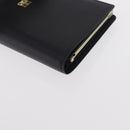 GIVENCHY Long Wallet Leather Black Auth 153774V-9