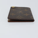 LOUIS VUITTON Monogram Porto Cartes Crdit Pression Card Case M60937 Auth 153776-5