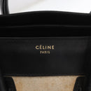 CELINE Hand Bag Canvas Beige Gold Auth 153778-18
