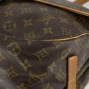 LOUIS VUITTON Monogram Saumur 35 Shoulder Bag M42254 LV Auth 153781-16