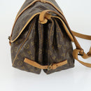LOUIS VUITTON Monogram Saumur 35 Shoulder Bag M42254 LV Auth 153781-4