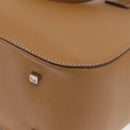 BALLY Hand Bag Leather Brown Silver Auth 153783-14