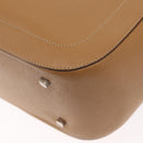 BALLY Hand Bag Leather Brown Silver Auth 153783-16