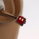 BALLY Hand Bag Leather Brown Silver Auth 153783-10