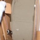 BALLY Hand Bag Leather Brown Silver Auth 153783-11