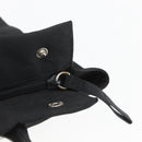 PRADA Hand Bag Nylon Black Silver Auth 153784-20