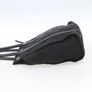 PRADA Hand Bag Nylon Black Silver Auth 153784-3