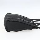 PRADA Hand Bag Nylon Black Silver Auth 153784-4