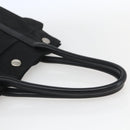 PRADA Hand Bag Nylon Black Silver Auth 153784-7