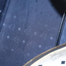 MCM Vicetos Logogram Boston Bag PVC Leather White Gold Auth 153787-11