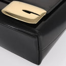 GUCCI Tote Bag Patent leather Black Gold Auth 153788-15
