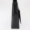 GUCCI Tote Bag Patent leather Black Gold Auth 153788-4