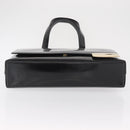 GUCCI Tote Bag Patent leather Black Gold Auth 153788-5