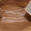 CELINE Macadam Canvas Tote Bag PVC Beige Gold Auth 153789-10