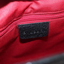 BVLGARI Tote Bag Canvas Black Silver Auth 153790-17