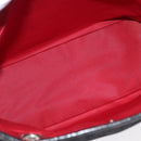 BVLGARI Tote Bag Canvas Black Silver Auth 153790-11