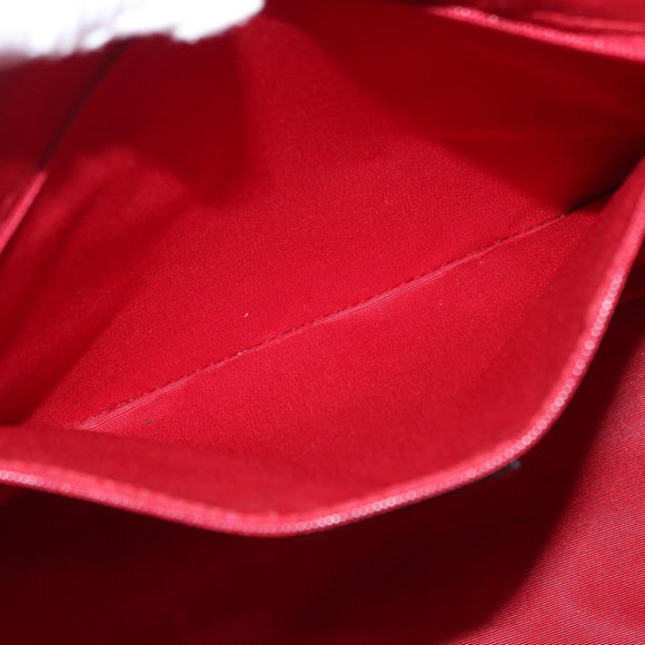 BVLGARI Tote Bag Canvas Black Silver Auth 153790