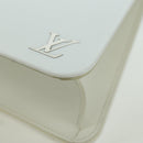 LOUIS VUITTON Hand Bag plastic White LV Auth 153794SAM-14
